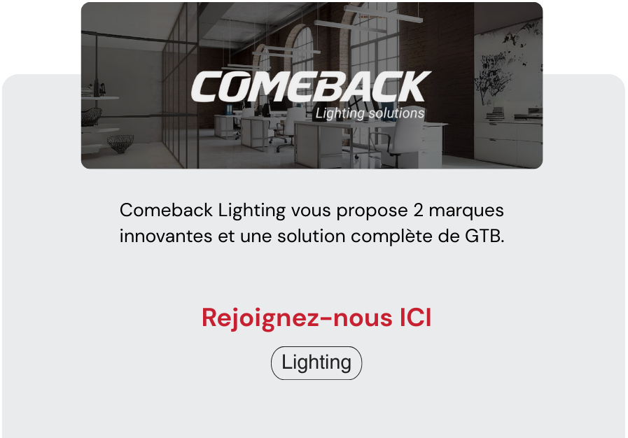 Comeback - Lighting solutions